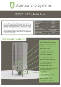 W1022 Data Sheet – Biomass Silo Systems
